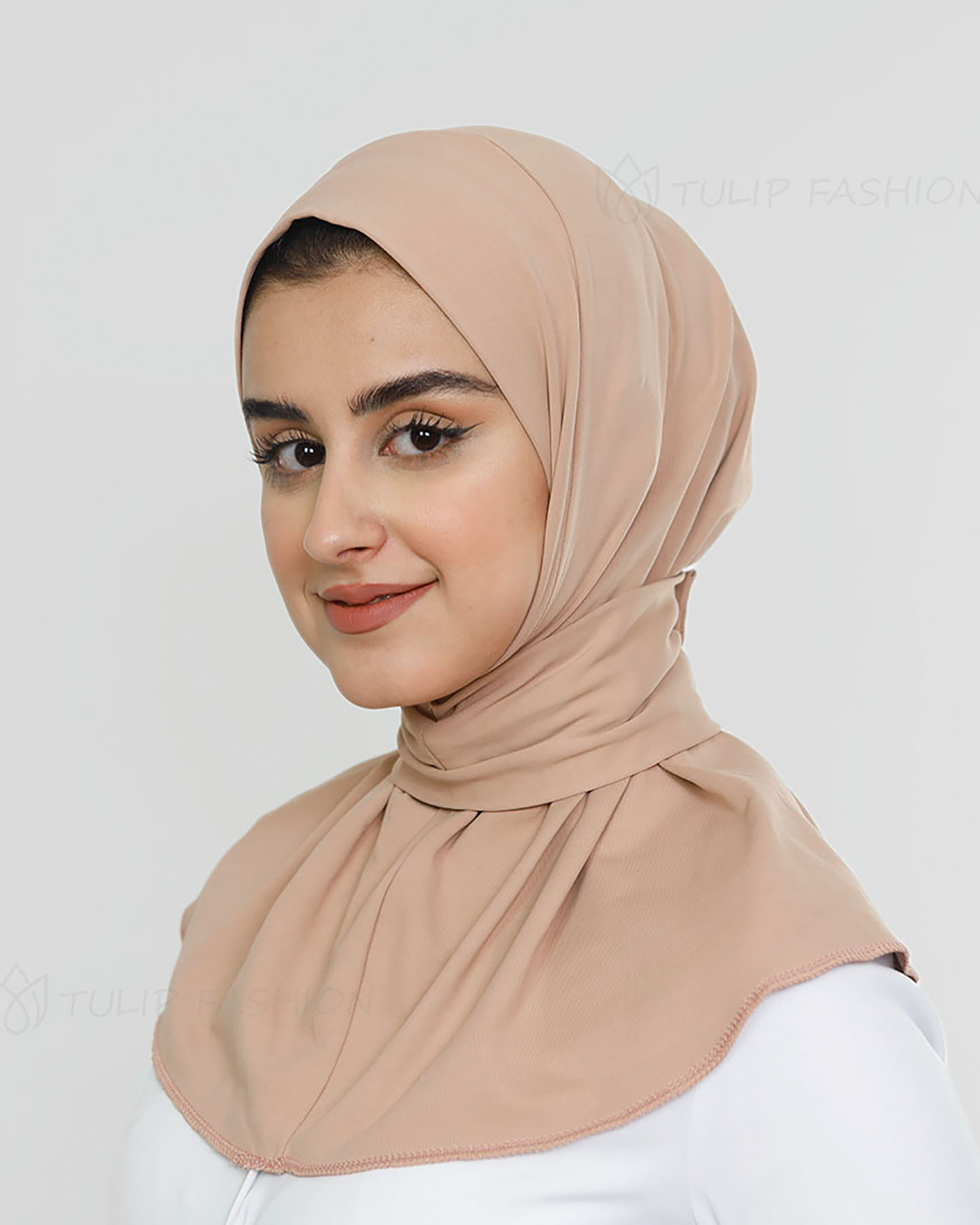 Al Amira Instant Hijab - Nude Beige - 2