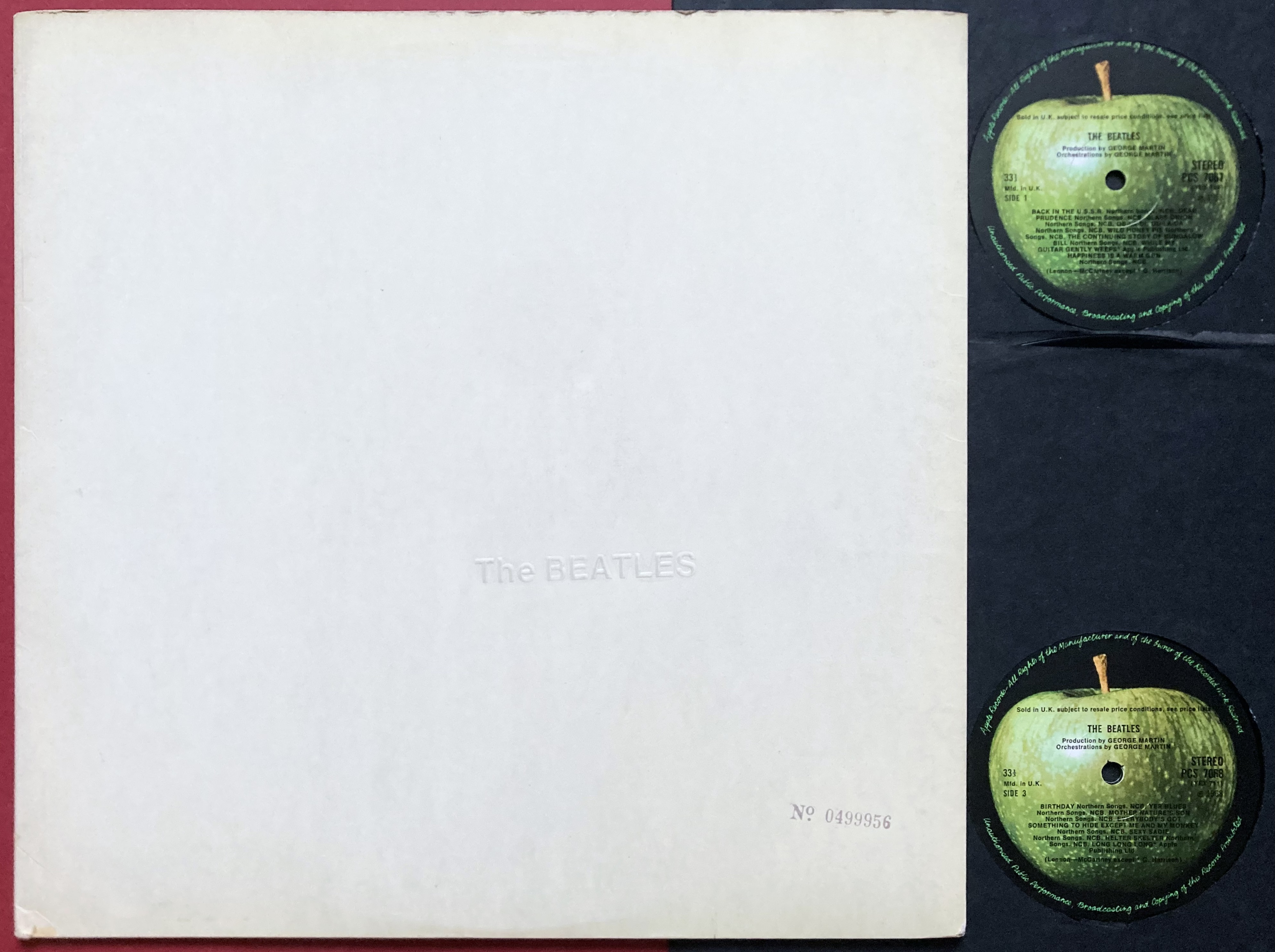 BEATLES - "White album" UK-orig stereo 2LP 1968