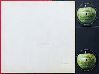 BEATLES - "Vita dubbeln" UK-orig stereo 2LP 1968