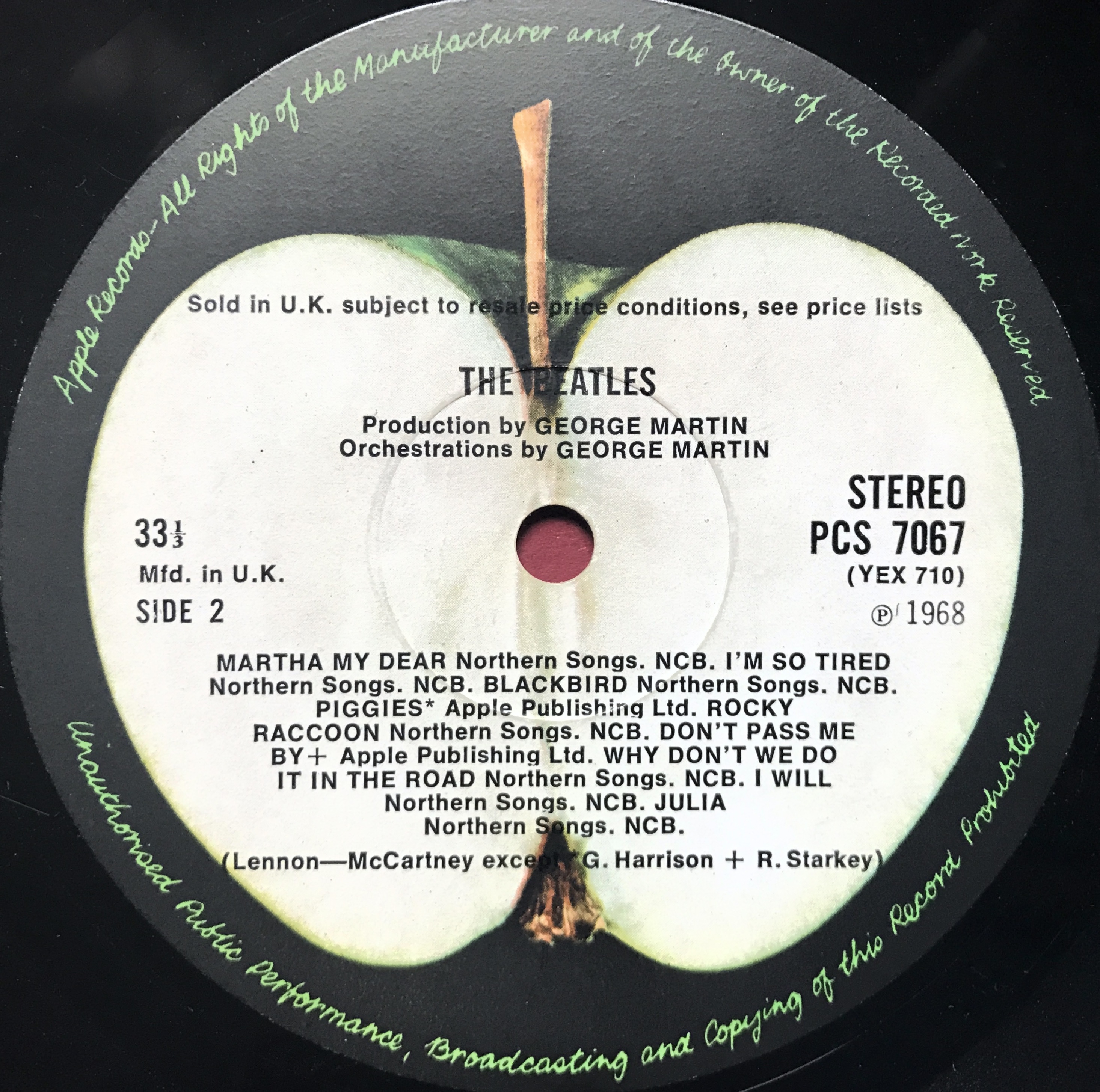 BEATLES - "White album" UK-orig stereo 2LP 1968 - 6