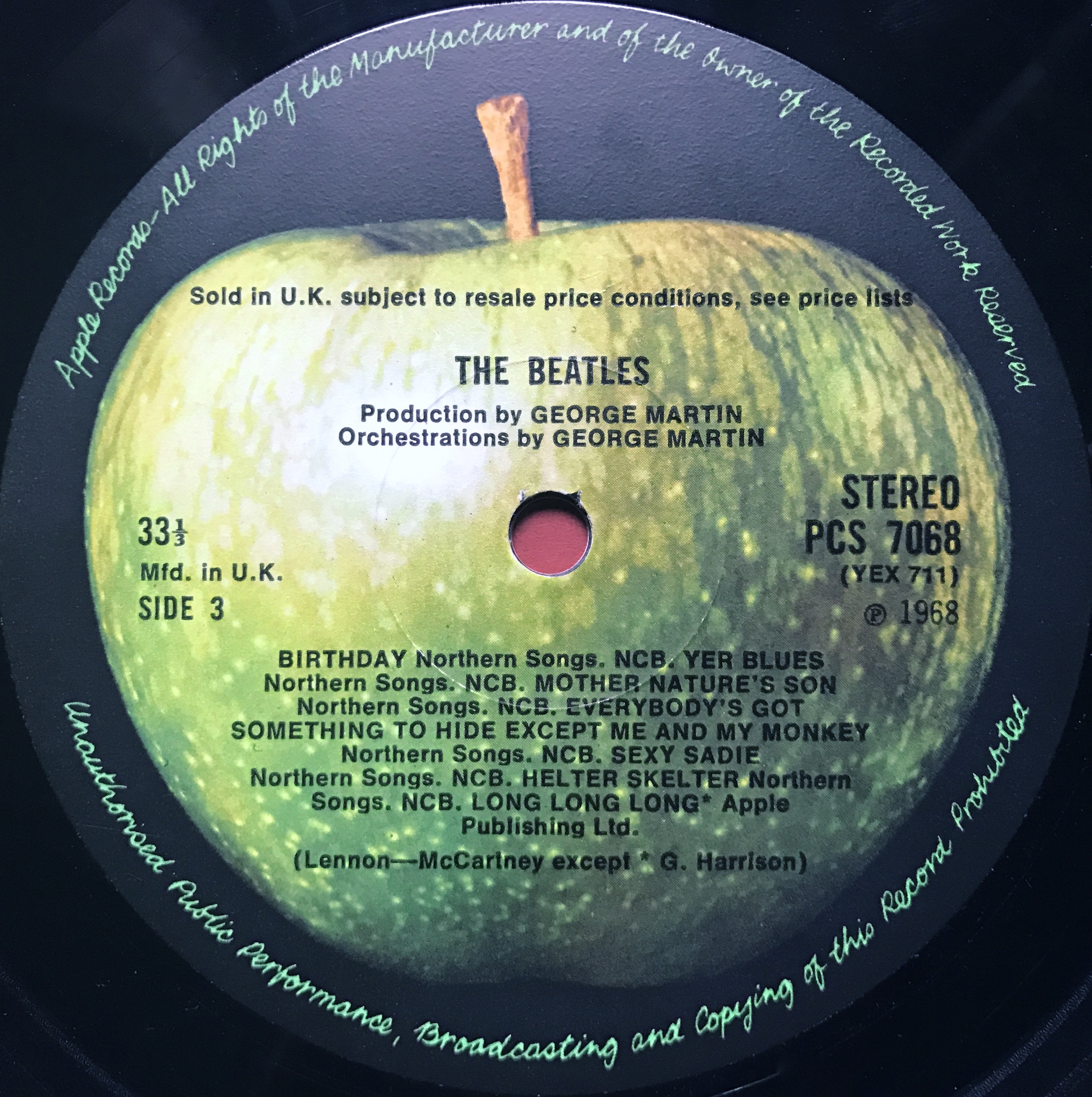 BEATLES - "White album" UK-orig stereo 2LP 1968 - 7