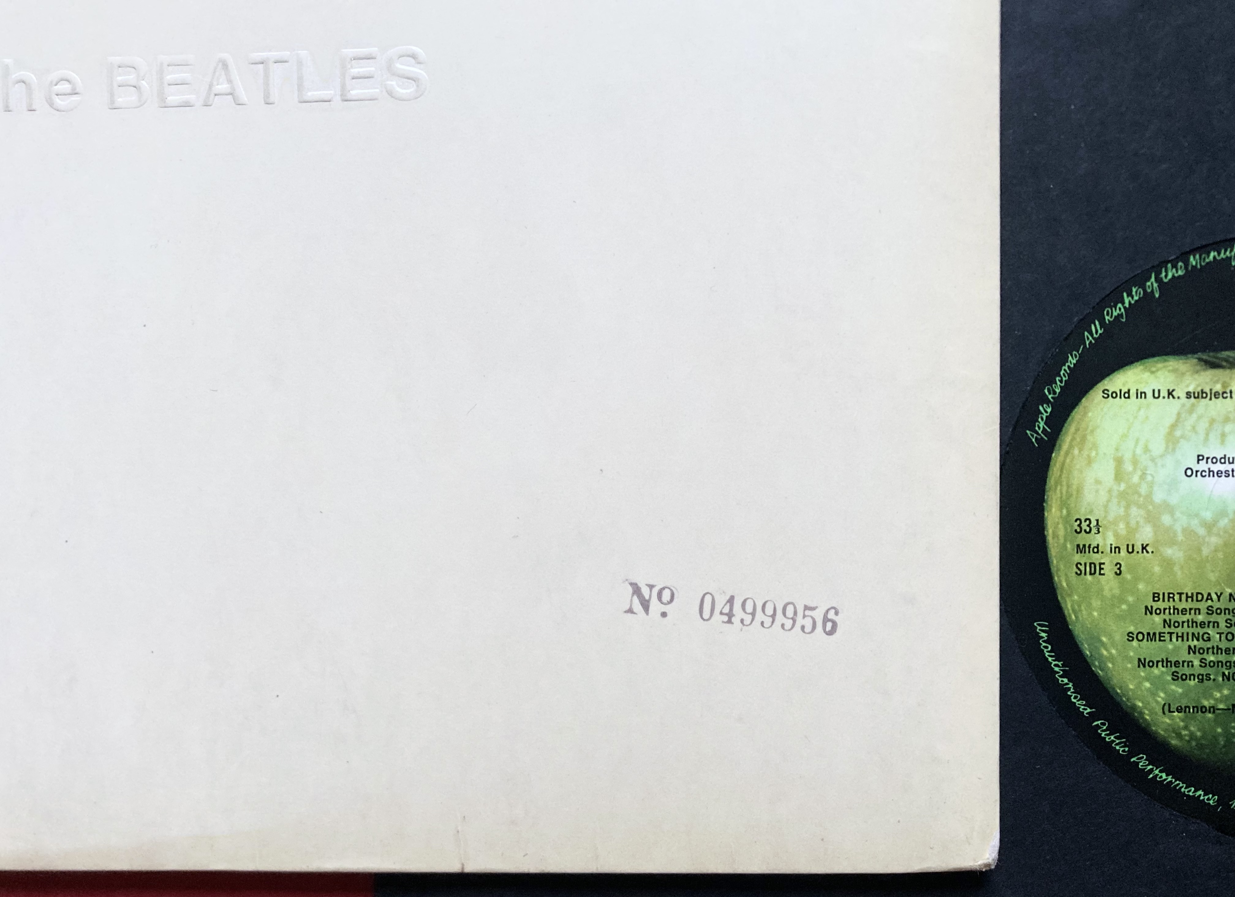 BEATLES - "White album" UK-orig stereo 2LP 1968 - 2