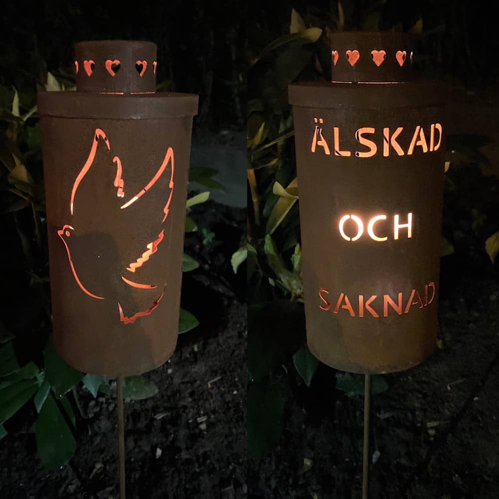 Gravlykta duva - text älskad saknad
