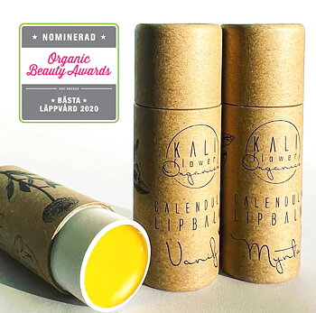 Lipbalm Vanilj (med papphylsa) Kaliflower Organics
