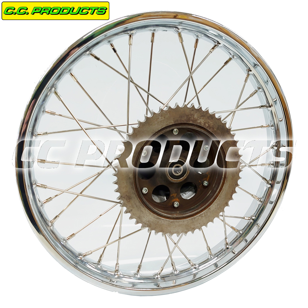 Spoke and nipple Husqvarna 18-inch 65-68 Rear Wheel - 2