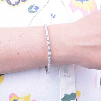TENNIS ARMBÅND 5.4CT GULD