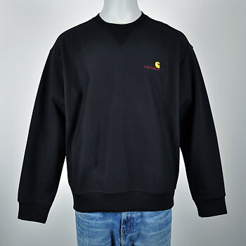Carhartt WIP - American Script Sweatshirt Black