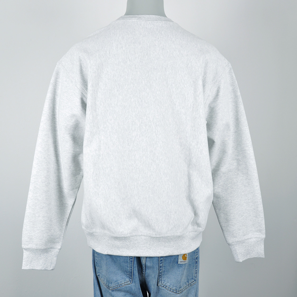 Carhartt WIP - American Script Sweatshirt Ash Heather - 3
