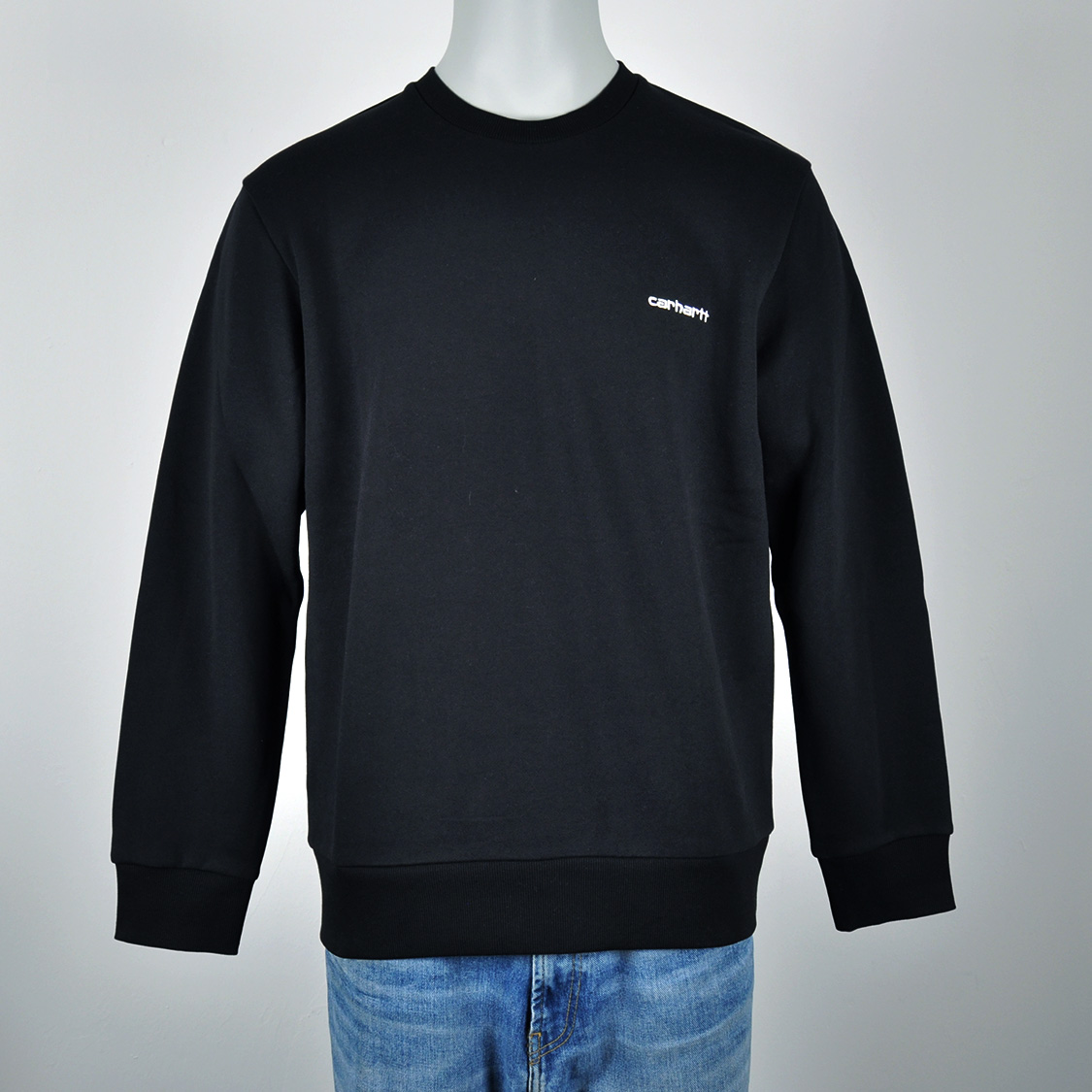 Carhartt WIP - Script Embroidery Sweatshirt Black/White