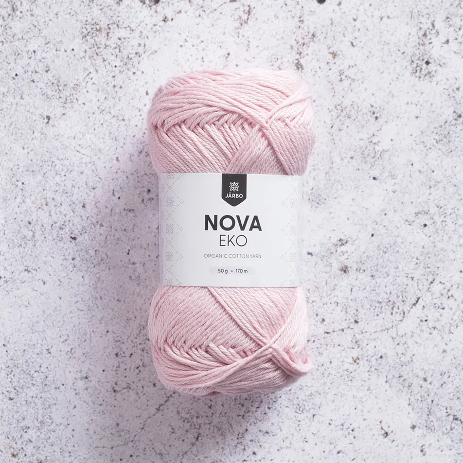Bomullsgarn Järbo - Nova Eko rosa - House of Hildur
