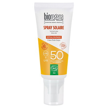 Solspray med SPF 50 för ansikte och kropp 90ml Bioregena