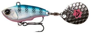 Savage gear fat tail spin 8cm 24g sinking tailspinner for perch trout and other predators