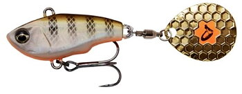 Savage gear fat tail spin 8cm 24g sinking tailspinner for perch trout and other predators