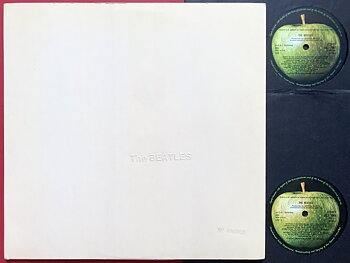 BEATLES - "Vita dubbeln" UK stereo 2LP 1968