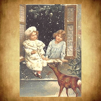 Julkort Vintage Vykort Nr: 126 - 10 x 15 cm - 428