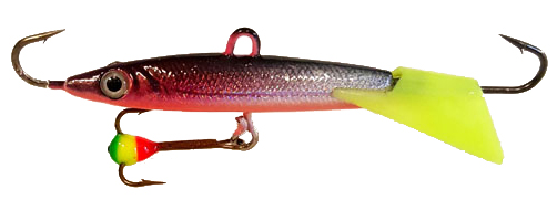 Isimu är en Balanspirk fungerar till all typ av rovfisk, såsom abborre, gädda och gös. Simmar förföriskt vid minska ryck.