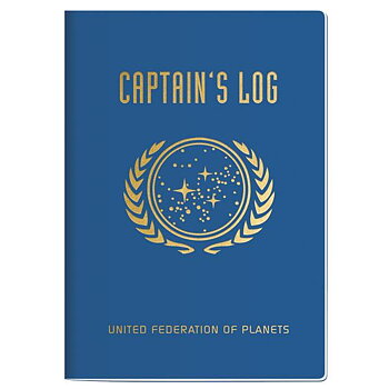 Star Trek Notebook : Captains Log - Skrivhäfte Mini linjerat och med faktasidor
