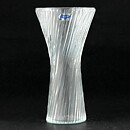 Oiva Toikka (Vilja 1980) Clear Twisted Vase 17 cm