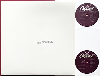 BEATLES - "Vita dubbeln" US VIT vinyl 2LP 1978