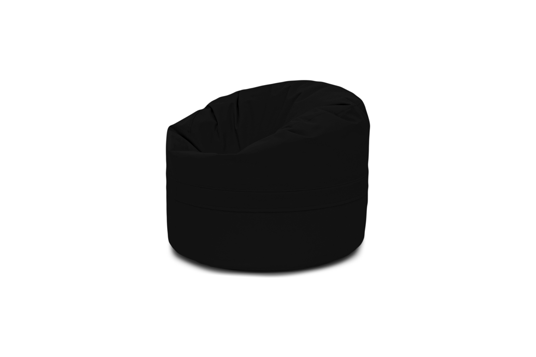 Sacco Round sittepose med rund form og myk komfort for lesing, hvile og avslapning i bibliotek og offentlige miljøer