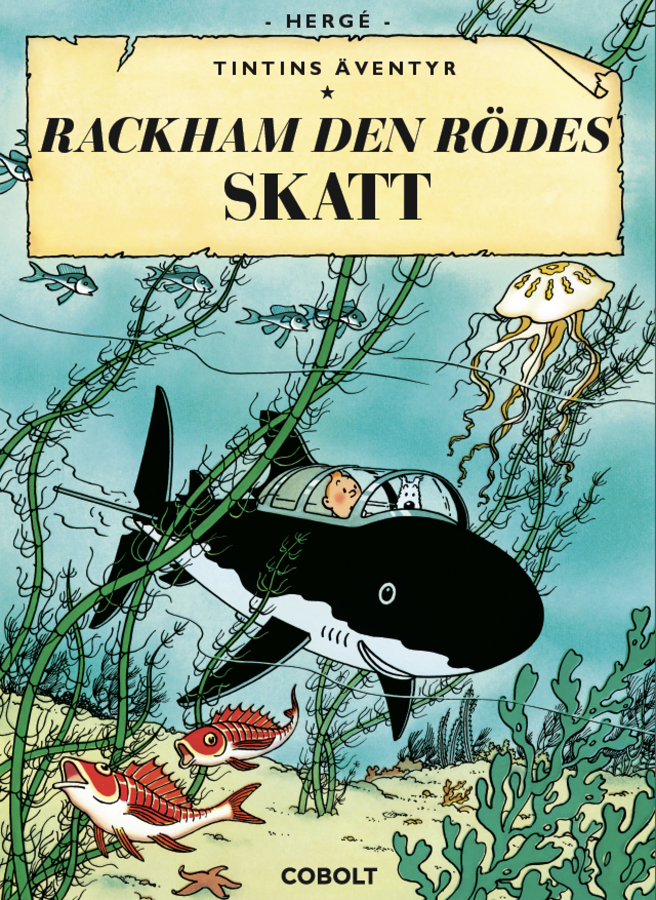 Tintin nr 12 Rackham den rödes skatt Nyutgåva