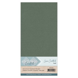 Card Deco Linen - 4K - Basil 10-p