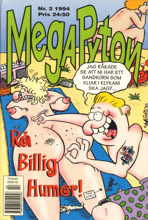 MegaPyton nr 2 1994, Rå billig humor!
