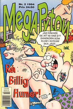 MegaPyton nr 2 1994, Rå billig humor!