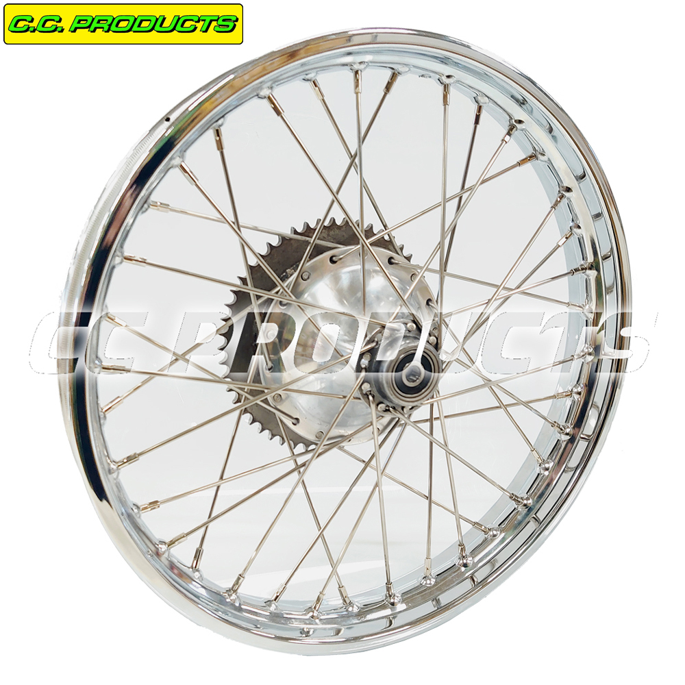 Spoke Set Lindström 380 Motocross 18-inch 1966 Rear Wheel - 3