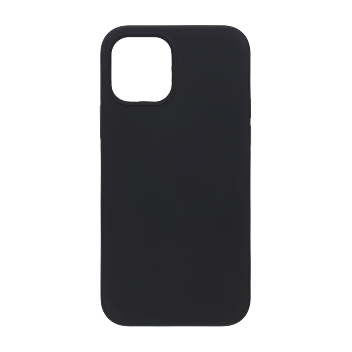 iPhone 12/12 Pro Mobilskal Silikon - Svart - 2