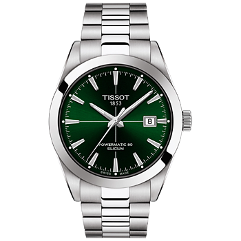 Tissot T127.407.11.091.01 Tissot Gentleman Powematic 80 Silicium 40 grön
