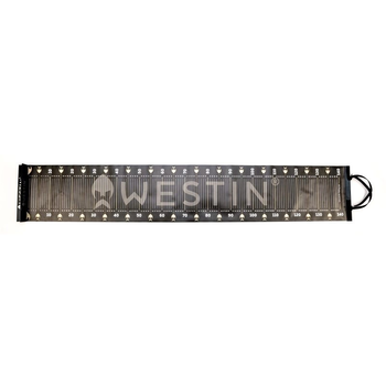 Mätbräda från Westin. Rullbar för smidig transport. Stark och tålig PVC-matta med stopp i akryl. 140cm