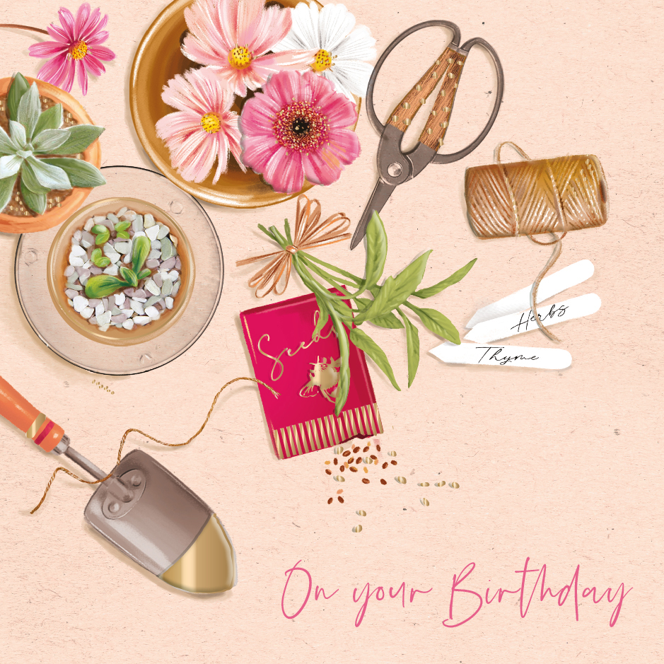 On Your Birthday, Greeting Card