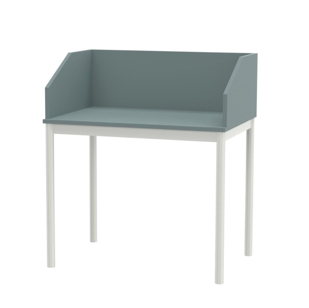 Oslo Study / Workstation Color – clean, modern study station available as single or double, supplied with screens and cable grommet as standard for libraries and study areas.