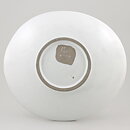 Mari Simmulson (Mars 1952) White Oval Bowl with Relief Decor 30 cm