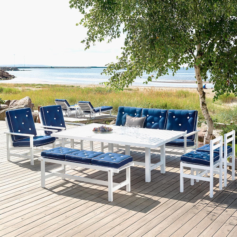 Sofa 3-seater Aluminium (several colors) - Fri Form - 5