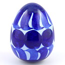 Lisa Larson (1960s) Blue and White Egg 11 cm