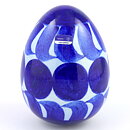 Lisa Larson (1960s) Blue and White Egg 11 cm