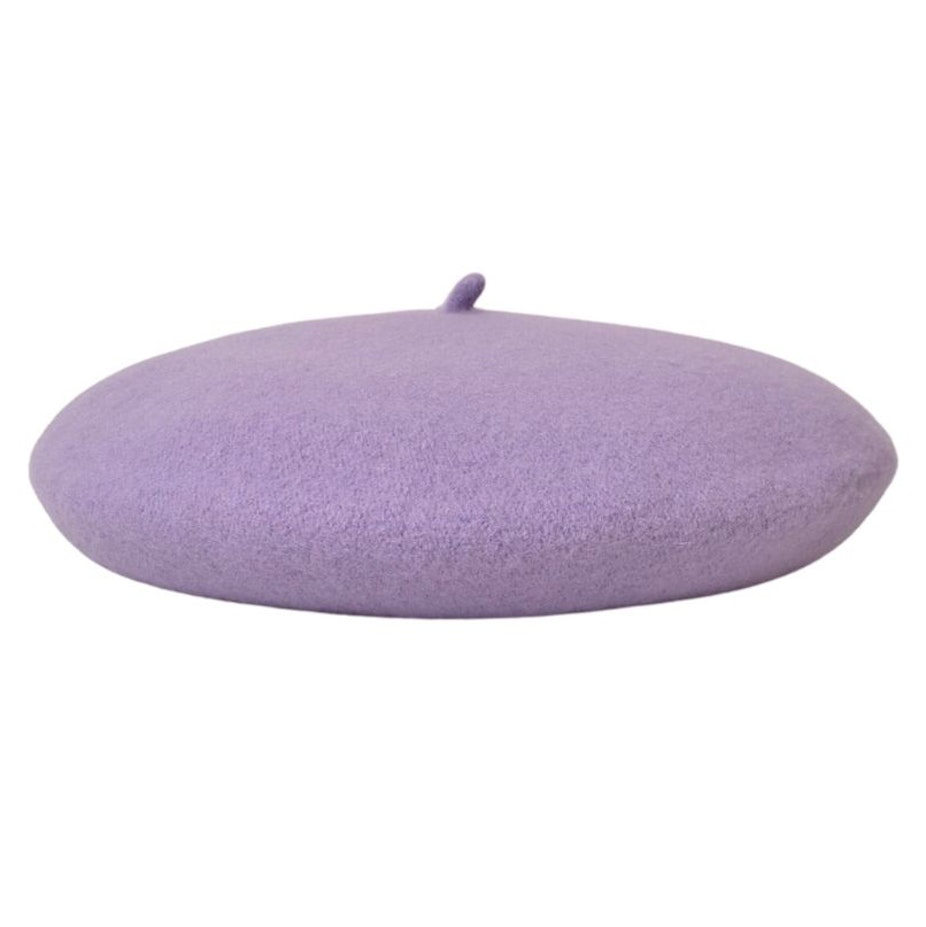 Basker 100% ull, ljuslila från Susanna Design