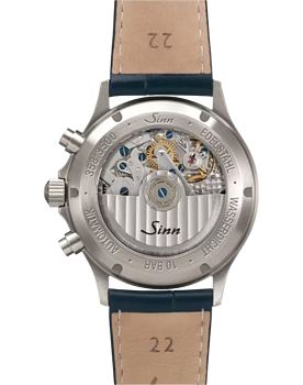 358.065 Sinn 358 Sa Pilot DS canvas läder grått