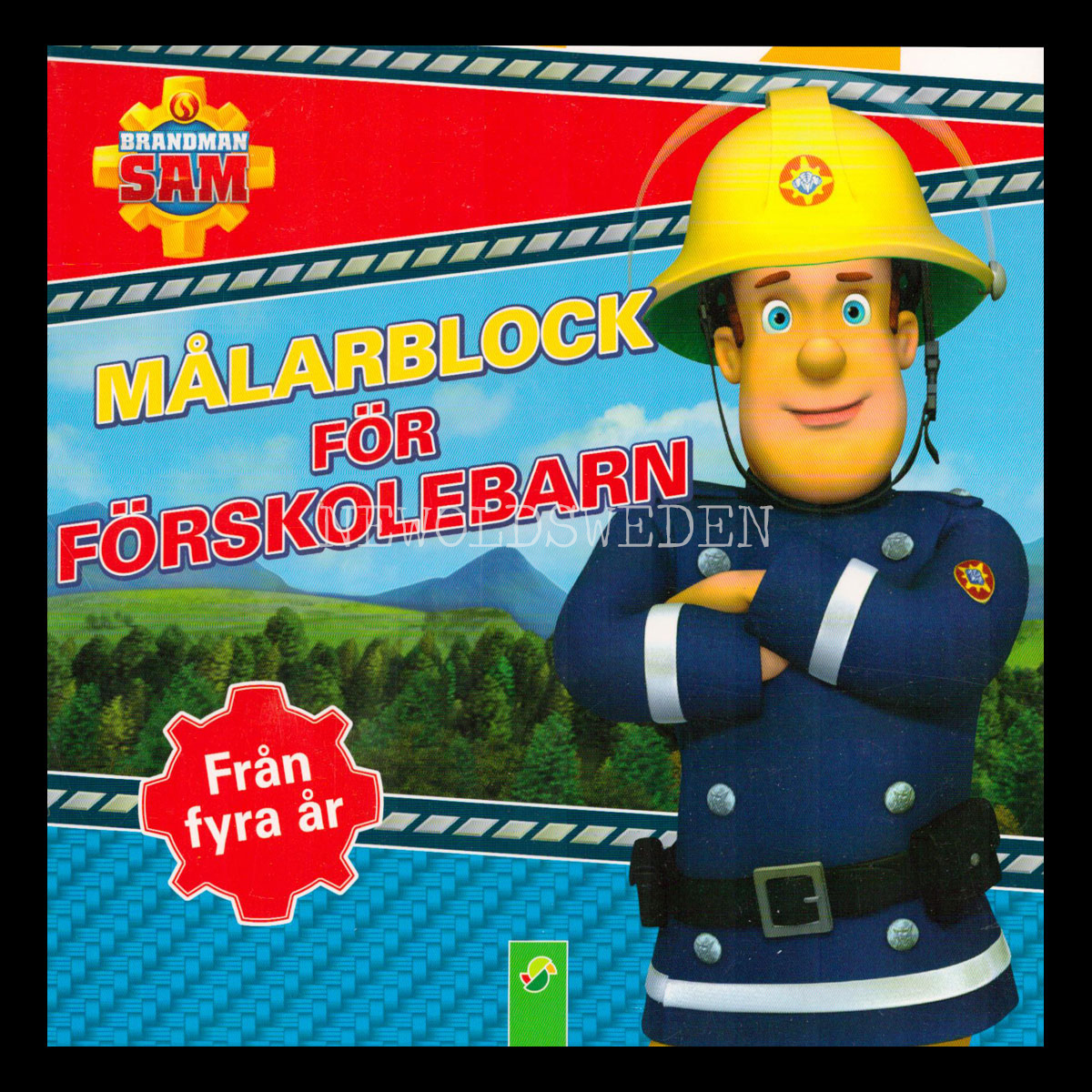 Målar- & Aktivitetsbok Brandman SAM - S9 - 2