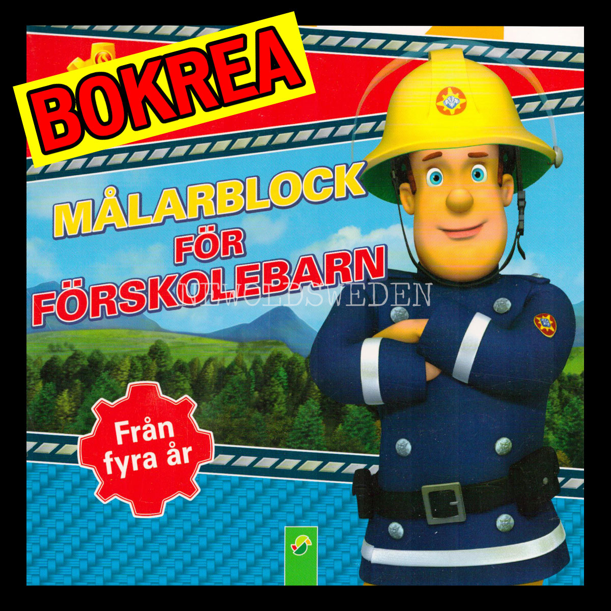 Målar- & Aktivitetsbok Brandman SAM - S9