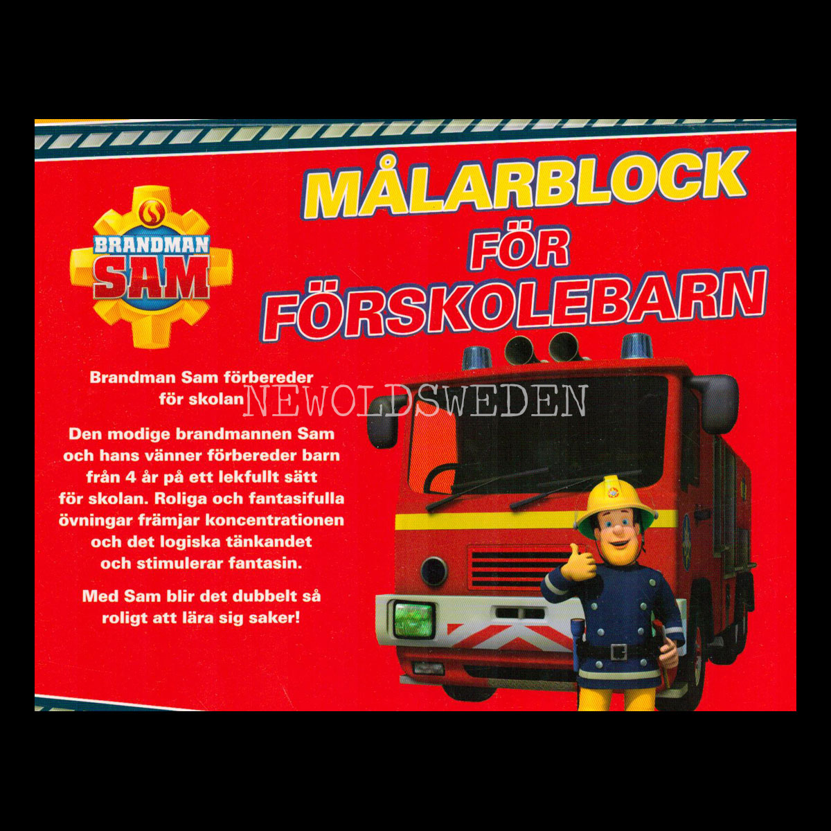 Målar- & Aktivitetsbok Brandman SAM - S9 - 4