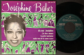JOSEPHINE BAKER - Dis-moi Josephine SIGNERAD EP 1957
