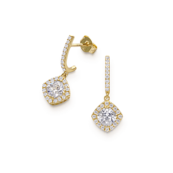 Svedbom Hanging Earrings with CZ