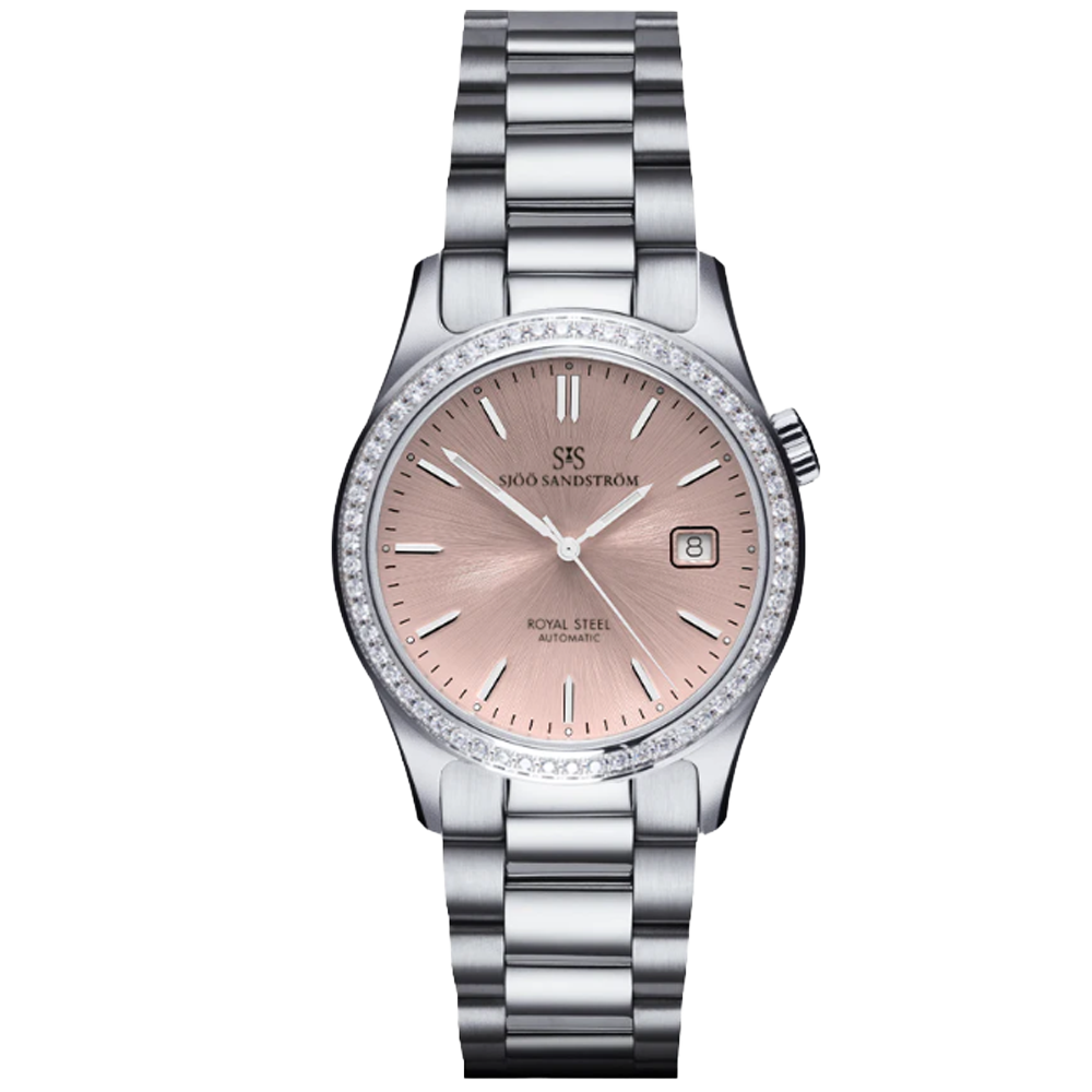 020890 Sjöö Sandström Royal Steel Classic 36 rosa diamantkrans