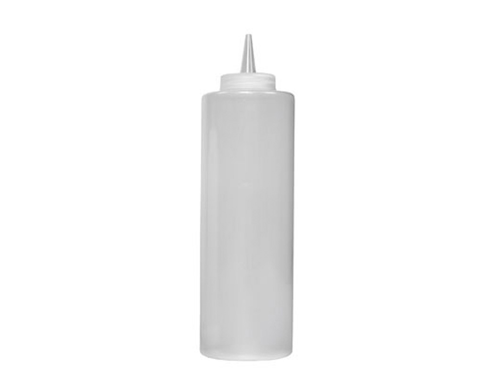 Dressingflaska transp PP plast 950ml