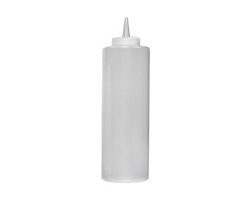 Dressingflaska transp PP plast 950ml