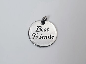Hänge Best friends 15mm 925-silver
