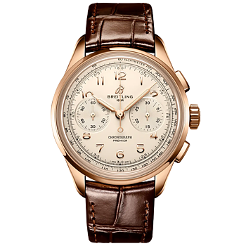 Breitling RB0930371G1P1 Premier B09 Chronograph 42 18k rött guld